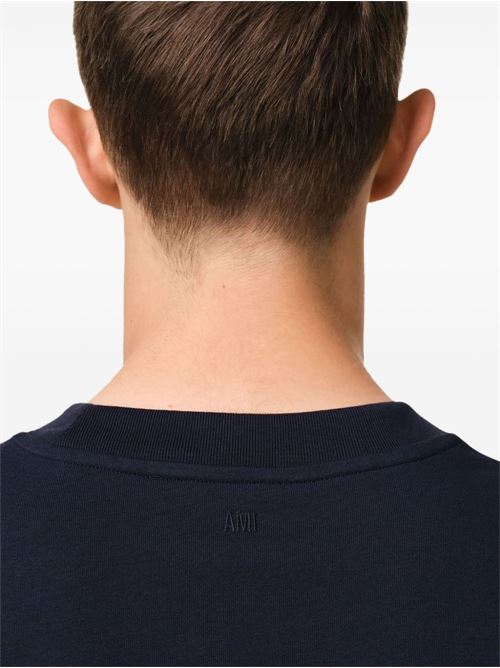 T-shirt in cotone girocollo AMI PARIS | HTS0557264011